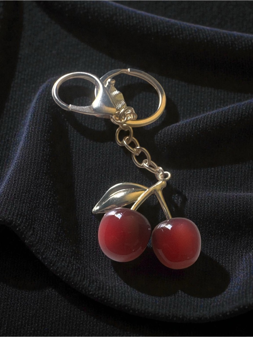 Cherry Charm Keychain Bag Charm - Mini